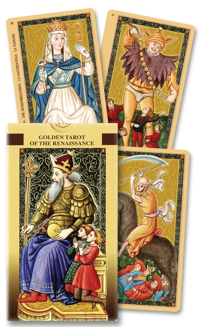 Golden Tarot of the Tsar: 78 full colour tarot cards with gold foil impressions: Amazon.co.uk: A. A. Atanassov: 9788865275160: Books